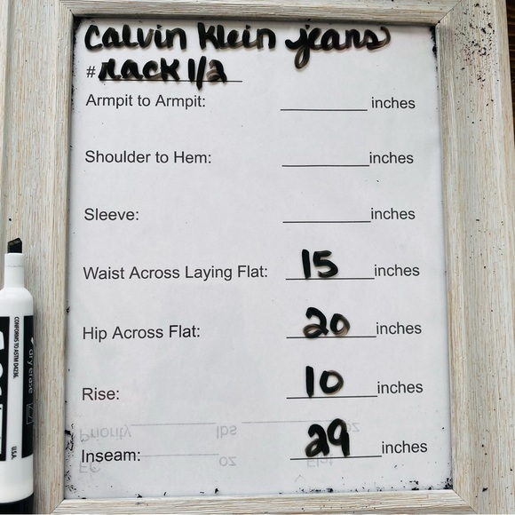 Calvin Klein Acid Wash Cotton Denim Blue Skinny Ankle Jeans Size 27 - Picture 6 of 6